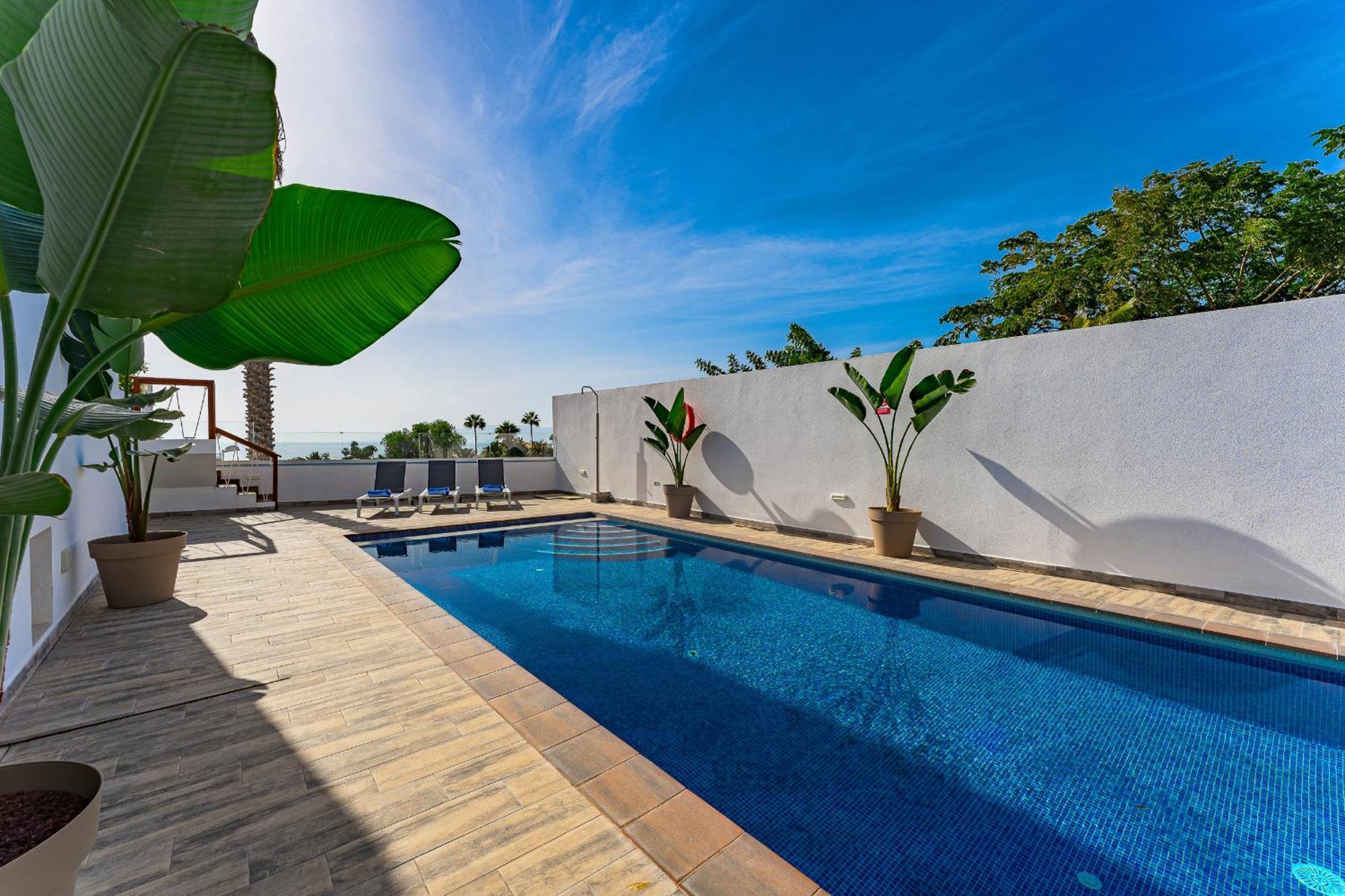 Fabulous Contemporary 5 Bedroom Villa With Private Heated Pool, Sleeps Max 13 Callao Salvaje Zewnętrze zdjęcie